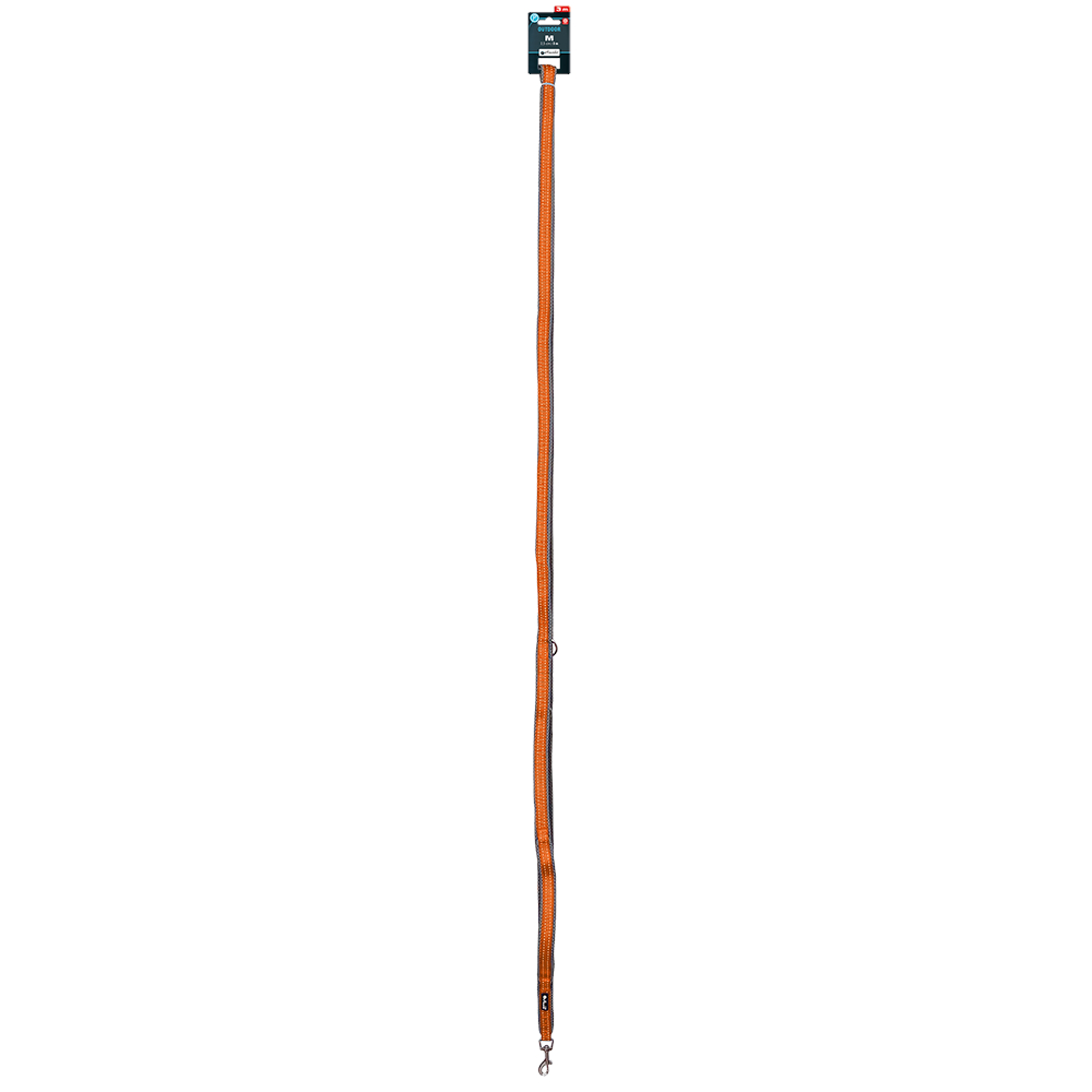 Petlando Outdoor 3 m Führleine, orange - Größe M: 300 cm lang, 20 mm breit von Petlando
