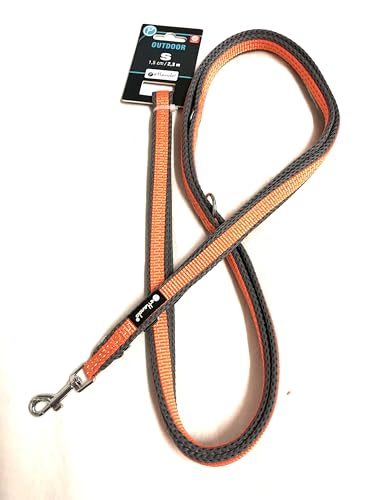 Petlando Outdoor-Führleine orange S mit reflektierenden Streifen 2,3 m/ 1,5 cm Petlando Outdoor-Führleine orange S mit reflektierenden Streifen 2,3 m/ 1,5 cm von Petlando