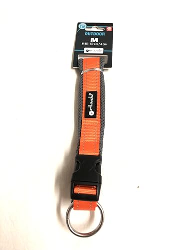 Petlando Outdoor-Halsband orange M mit reflektierenden Streifen Halsumfang 45-50 cm Petlando Outdoor-Halsband orange M mit reflektierenden Streifen Halsumfang 45-50 cm von Petlando