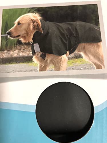 Petlando Regenmantel Dublin XL schwarz Halsumfang 73 cm, Brustumfang 62-80 cm, Rückenlänge 55 cm Petlando Regenmantel Dublin XL schwarz Halsumfang 73 cm, Brustumfang 62-80 cm, Rückenlänge 55 cm von Petlando