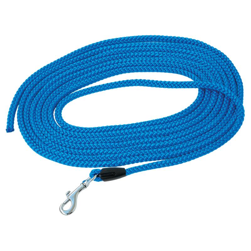 Pawz & Pepper Schleppleine Rund geflochten, blau - 10 m lang, Ø 6 mm von Petlando