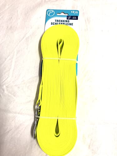 Petlando Trekking Schleppleine gelb 10 m / 20 mm Petlando Trekking Schleppleine gelb 10 m / 20 mm von Petlando