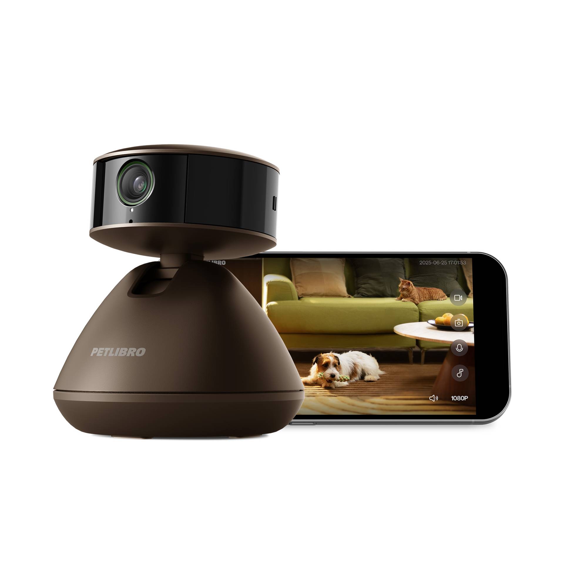 Petlibro KI-Haustierkamera Scout Smart - L 9,2 x B 9,2 x H 10,4 cm von Petlibro
