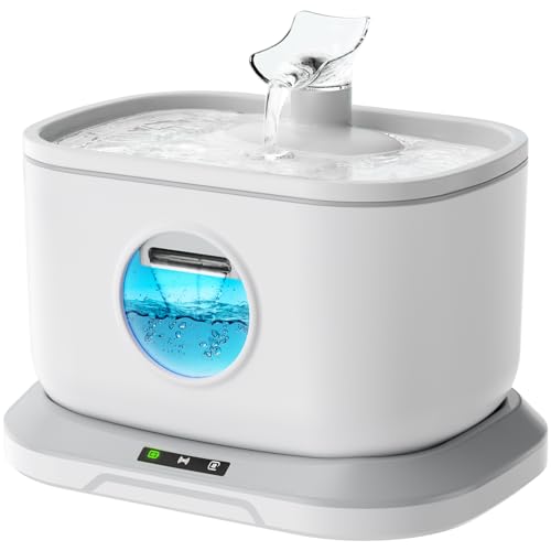 Petlipo Katzen Wasserbrunnen Kabellos 2.5L/2,381.4 g Batteriebetriebene Wasserbrunnen für Katzen Indoor Trinken mit 3 Modi & 180° Bewegungsmelder, 23Db Leise Automatischer Wasserspender für Hund Petlipo Katzen Wasserbrunnen Kabellos 2.5L/2,381.4 g Batteriebetriebene Wasserbrunnen für Katzen Indoor Trinken mit 3 Modi & 180° Bewegungsmelder, 23Db Leise Automatischer Wasserspender für Hund von Petlipo