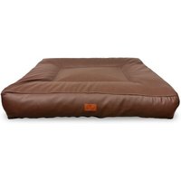Petliving orthopädisches Hundebett Anna XXL aus Kunstleder 120 x 100 cm braun Petliving orthopädisches Hundebett Anna XXL aus Kunstleder 120 x 100 cm braun von Petliving