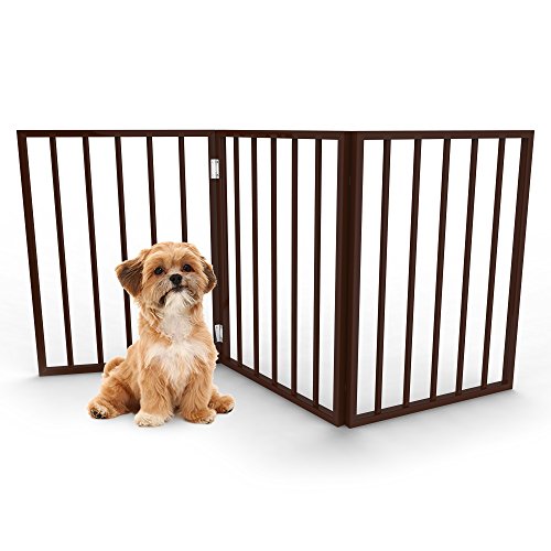 Petmaker freistehendes Holztor für Tiere, Mahagoni Petmaker freistehendes Holztor für Tiere, Mahagoni von Petmaker
