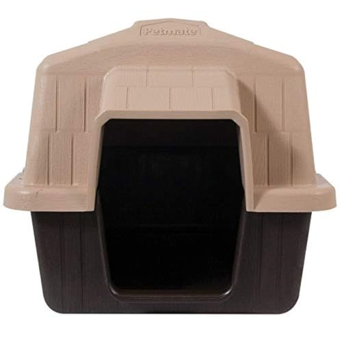Petmate Aspen Pet Petbarn Dog House Snow and Rain Diverting Roof Raised Floor No-Tool Assembly 4, Multi, UP to 15 LBS von Petmate