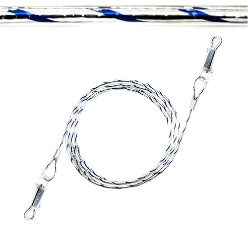 1 x 1,5 m reflektierendes Hundeleinenkabel für Hunde – 3 mm dick, strapazierfähig, PVC-Abdeckung, Campingzubehör, Außenbereich mit Ankerpfahl – ideal für kleine und mittelgroße Hunde (1,5 m, blau) von Petopedia