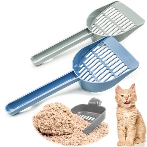 Petopedia 2 x Starke Katzenstreuschaufel, Kunststoff Katzenstreu Schaufel Katzenkotschaufel Katzenklo Schaufel Handliches Sandsieb Kotsieb Reinigungswerkzeug Schaufel Schaufel Katzenschaufel Set (Blau Petopedia 2 x Starke Katzenstreuschaufel, Kunststoff Katzenstreu Schaufel Katzenkotschaufel Katzenklo Schaufel Handliches Sandsieb Kotsieb Reinigungswerkzeug Schaufel Schaufel Katzenschaufel Set (Blau von Petopedia