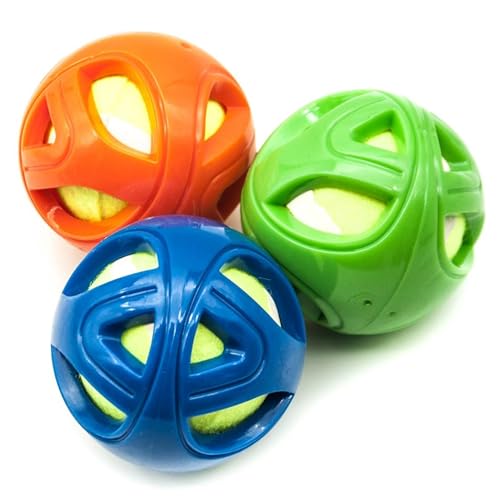 Petopedia 3 x 8 cm große Gummi-Hundebälle mit hartem Tennisball innen, Gummiabdeckung, Puzzle, interaktives Hundespielzeug für Langeweile, Sport, Rollbälle für Hundekauspielzeug (Tennisball innen, 3 Petopedia 3 x 8 cm große Gummi-Hundebälle mit hartem Tennisball innen, Gummiabdeckung, Puzzle, interaktives Hundespielzeug für Langeweile, Sport, Rollbälle für Hundekauspielzeug (Tennisball innen, 3 von Petopedia