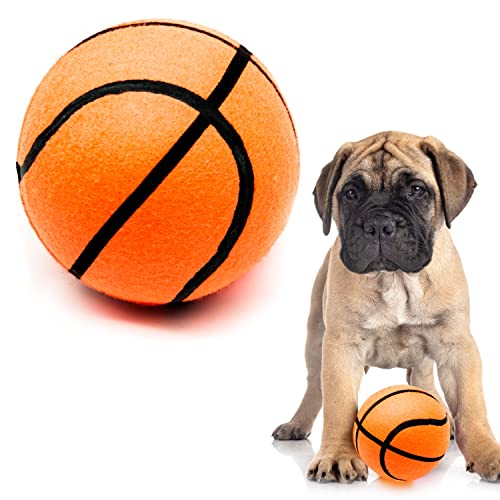 Tough Dog Toys Jumbo Hundespielzeug, 12,7 cm, harter Tennisball für Hunde, unzerstörbar, Basketball, Fußball, interaktives Hundespielzeug gegen Langeweile, Kauspielzeug für Hunde (Basketball, 12,7 cm) Tough Dog Toys Jumbo Hundespielzeug, 12,7 cm, harter Tennisball für Hunde, unzerstörbar, Basketball, Fußball, interaktives Hundespielzeug gegen Langeweile, Kauspielzeug für Hunde (Basketball, 12,7 cm) von Petopedia