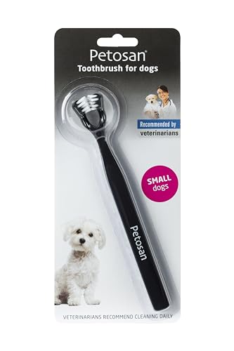 Petosan Doppelköpfige Zahnbürste für Hunde, klein von Petosan