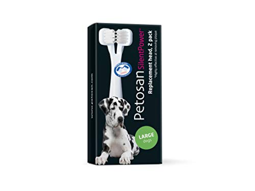 Petosan Ersatzbürstenköpfe für elektrische Zahnbürste, große Hunde, 2er-Pack Petosan Ersatzbürstenköpfe für elektrische Zahnbürste, große Hunde, 2er-Pack von Petosan