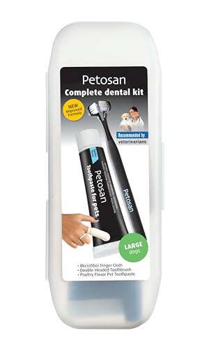 Petosan Komplettes Zahnarzt-Set für Hunde, Größe L 19 kg von Petosan