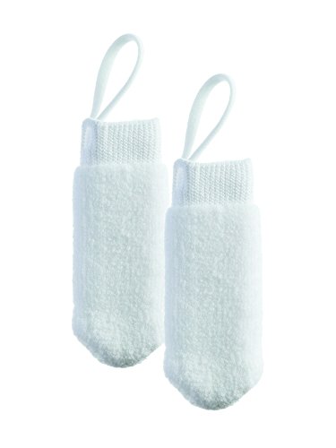 Petosan Mikrofaser-Fingerbürste, batteriebetrieben, Weiß, für Hunde, 2 Stück von Petosan