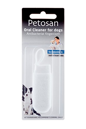 Petosan Mundreiniger Fingertuch für Hunde Fingerzahnbürste Hund Effektiver Zahnpflege Hund Petosan Mundreiniger Fingertuch für Hunde Fingerzahnbürste Hund Effektiver Zahnpflege Hund von Petosan