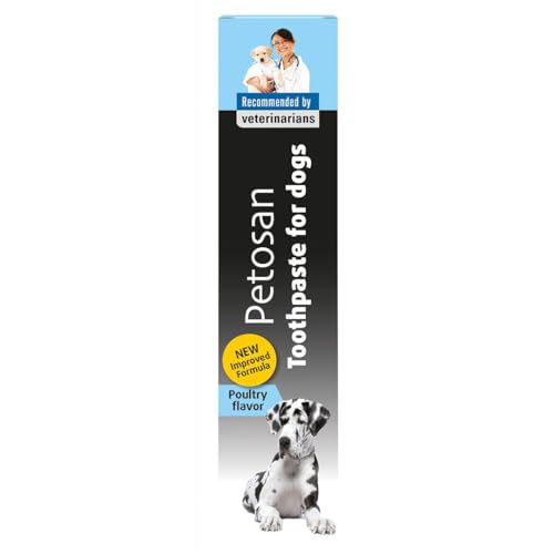 Petosan Zahnpasta für Hunde und Haustiere, Anti-Zahnstein Geflügelgeschmack, 70 g (1er Pack) Petosan Zahnpasta für Hunde und Haustiere, Anti-Zahnstein Geflügelgeschmack, 70 g (1er Pack) von Petosan