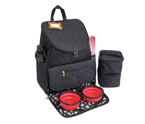 Petpets® Hundereiserucksack -praktische Hunde-Reisetasche für unterwegs. Ideal für Reisen, Camping oder Tagesausflüge mit Hund, Dog Travel Bag von Petpets