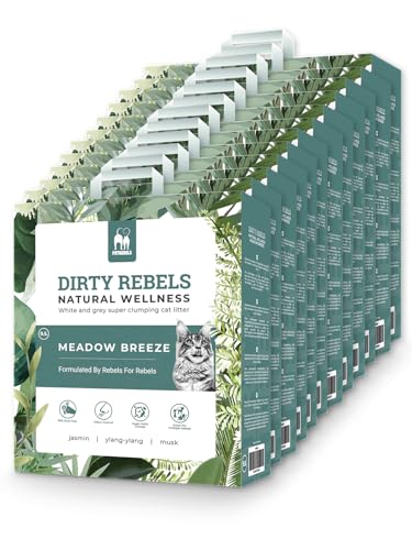 Petrebels Katzenstreu Natural Wellness, 12x 9,5 Liter, Meadow Breeze Duft, 100% Natürlich, 12er-Pack Petrebels Katzenstreu Natural Wellness, 12x 9,5 Liter, Meadow Breeze Duft, 100% Natürlich, 12er-Pack von Petrebels