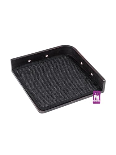Petrebels Kletterwand, Eck-Katzenbrett Corner Lounge 35 cm, Kratzbaum Wand, Premium Qualität Wandkratzbaum, Katzenbett Wandmontage, Holz Farbe Schwarz-Brauner Look Petrebels Kletterwand, Eck-Katzenbrett Corner Lounge 35 cm, Kratzbaum Wand, Premium Qualität Wandkratzbaum, Katzenbett Wandmontage, Holz Farbe Schwarz-Brauner Look von Petrebels
