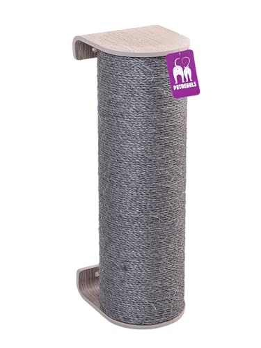Petrebels Kletterwand, Kratzstamm XXL Climb Ø 20 x 80 cm, Kratzbaum Wand, Premium Qualität Wandkratzbaum, zur Wandmontage, Holz Farbe Eiche-Altgrau Look Petrebels Kletterwand, Kratzstamm XXL Climb Ø 20 x 80 cm, Kratzbaum Wand, Premium Qualität Wandkratzbaum, zur Wandmontage, Holz Farbe Eiche-Altgrau Look von Petrebels