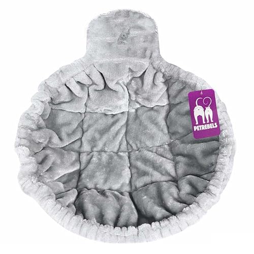 Petrebels Liegemulde für Kratzbaum Waschbar, Ø 40 cm, für Ø 9 cm bis Ø 12 cm Stämme, mit Reißverschluss, Farbe Grau Petrebels Liegemulde für Kratzbaum Waschbar, Ø 40 cm, für Ø 9 cm bis Ø 12 cm Stämme, mit Reißverschluss, Farbe Grau von Petrebels