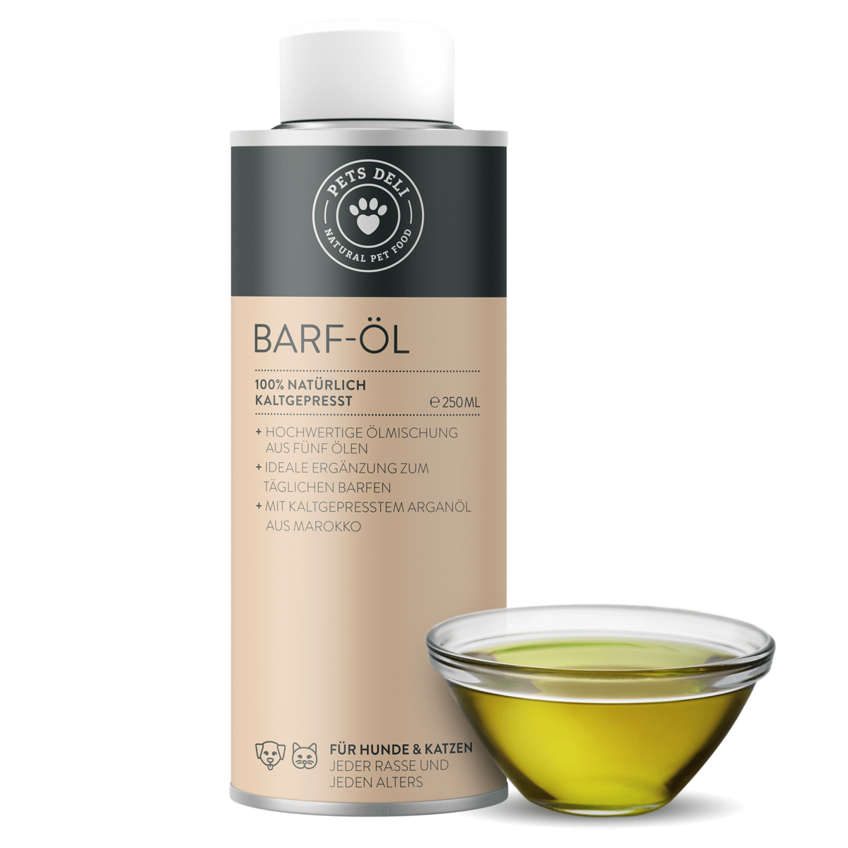 BARF-Öl für Hunde - 250ml BARF-Öl für Hunde - 250ml von Pets Deli