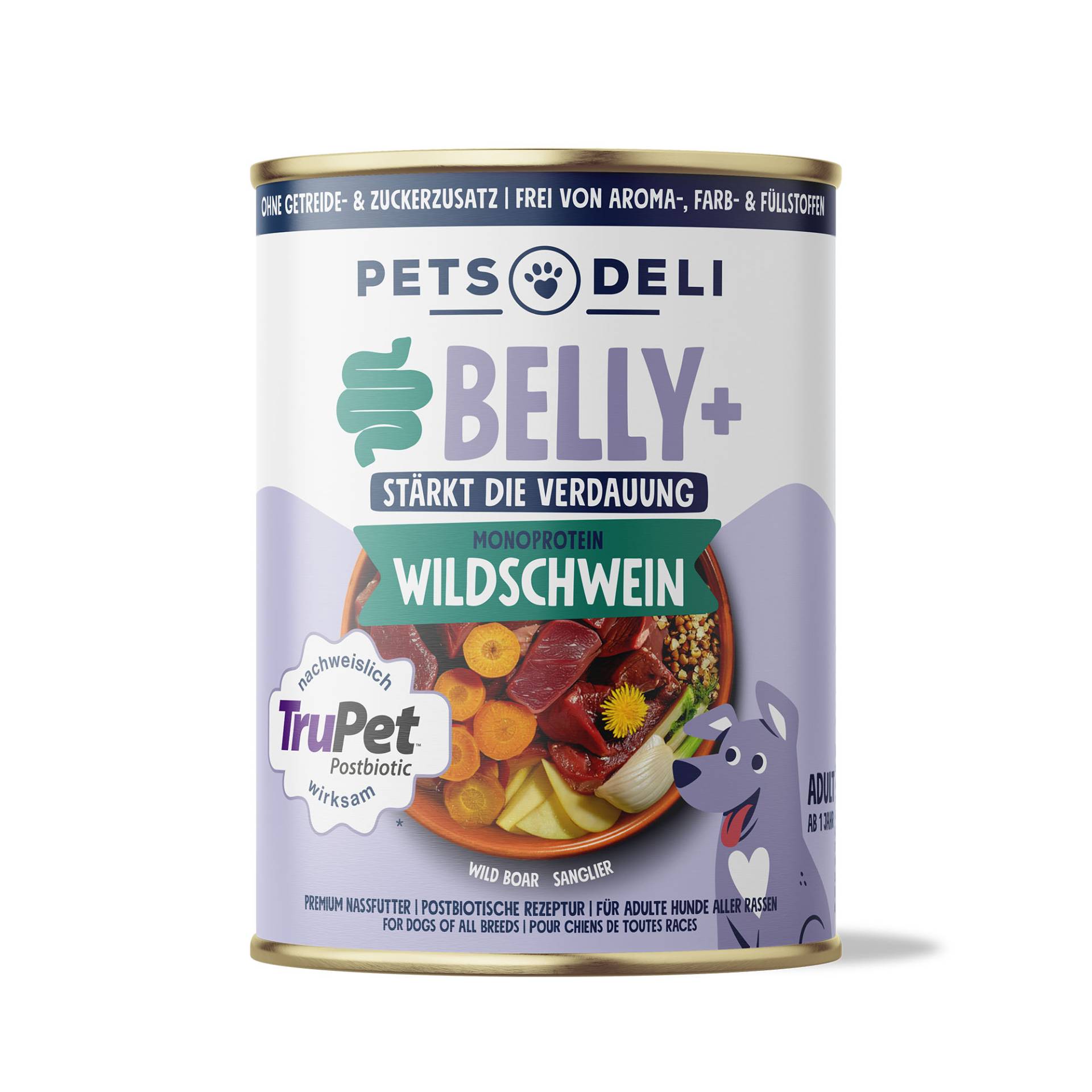 "Belly Balance" Wildschwein – stärkt wissenschaftlich bewiesen die Verdauung - 800g / 6er Pack "Belly Balance" Wildschwein – stärkt wissenschaftlich bewiesen die Verdauung - 800g / 6er Pack von Pets Deli