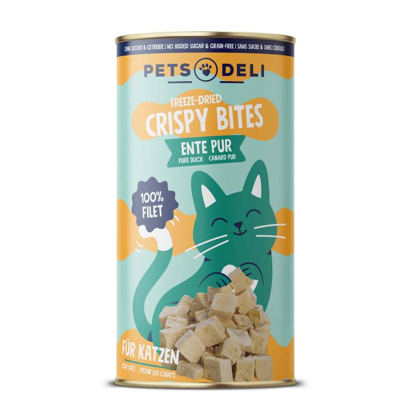 Freeze Dried Entenbrustfilet Pur für Katzen - 25g von Pets Deli