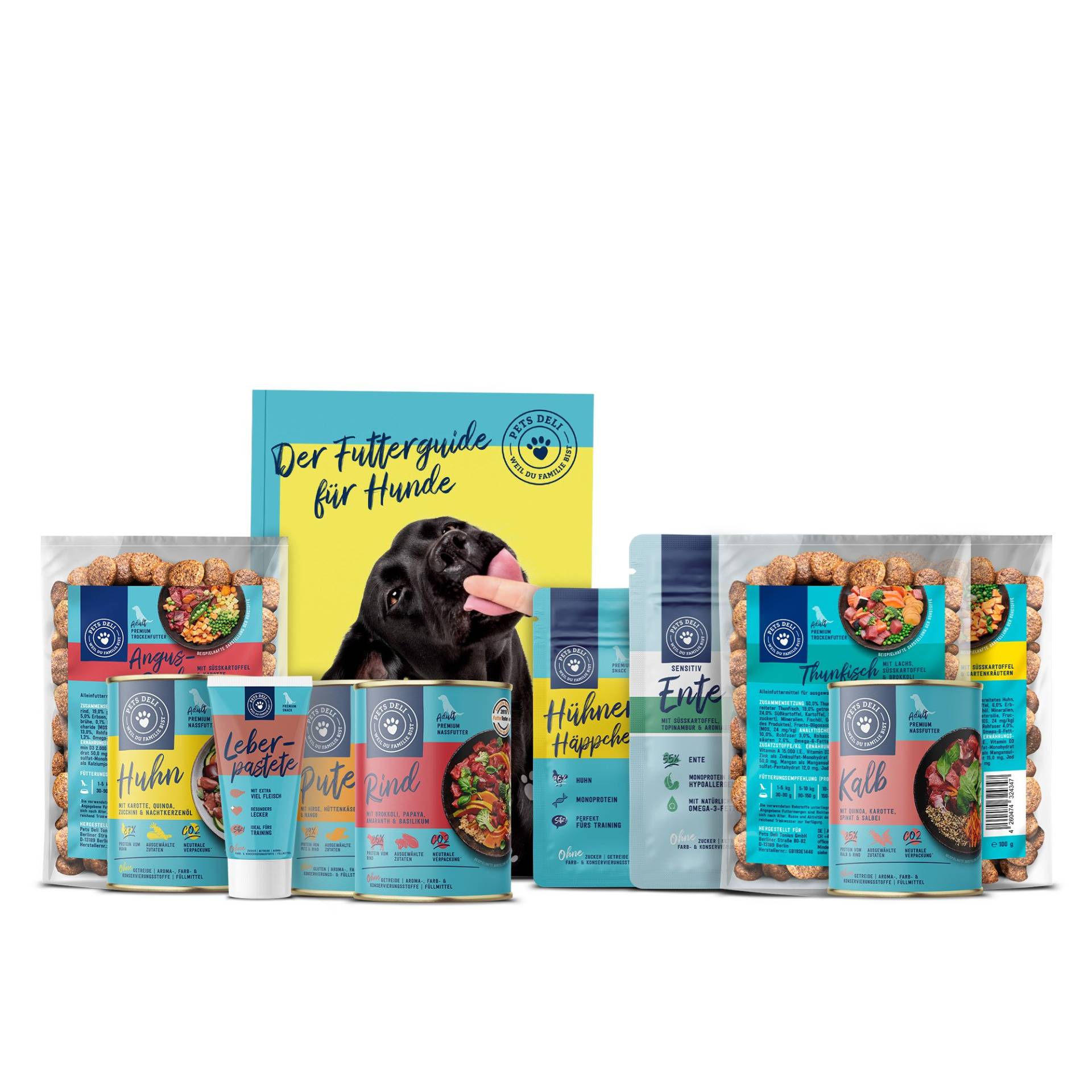 Hundefutter Kennenlernbox Classic - 2165g ✓ getreidefrei & zuckerfrei ✓ Adult von Pets Deli Hundefutter Kennenlernbox Classic - 2165g ✓ getreidefrei & zuckerfrei ✓ Adult von Pets Deli von Pets Deli