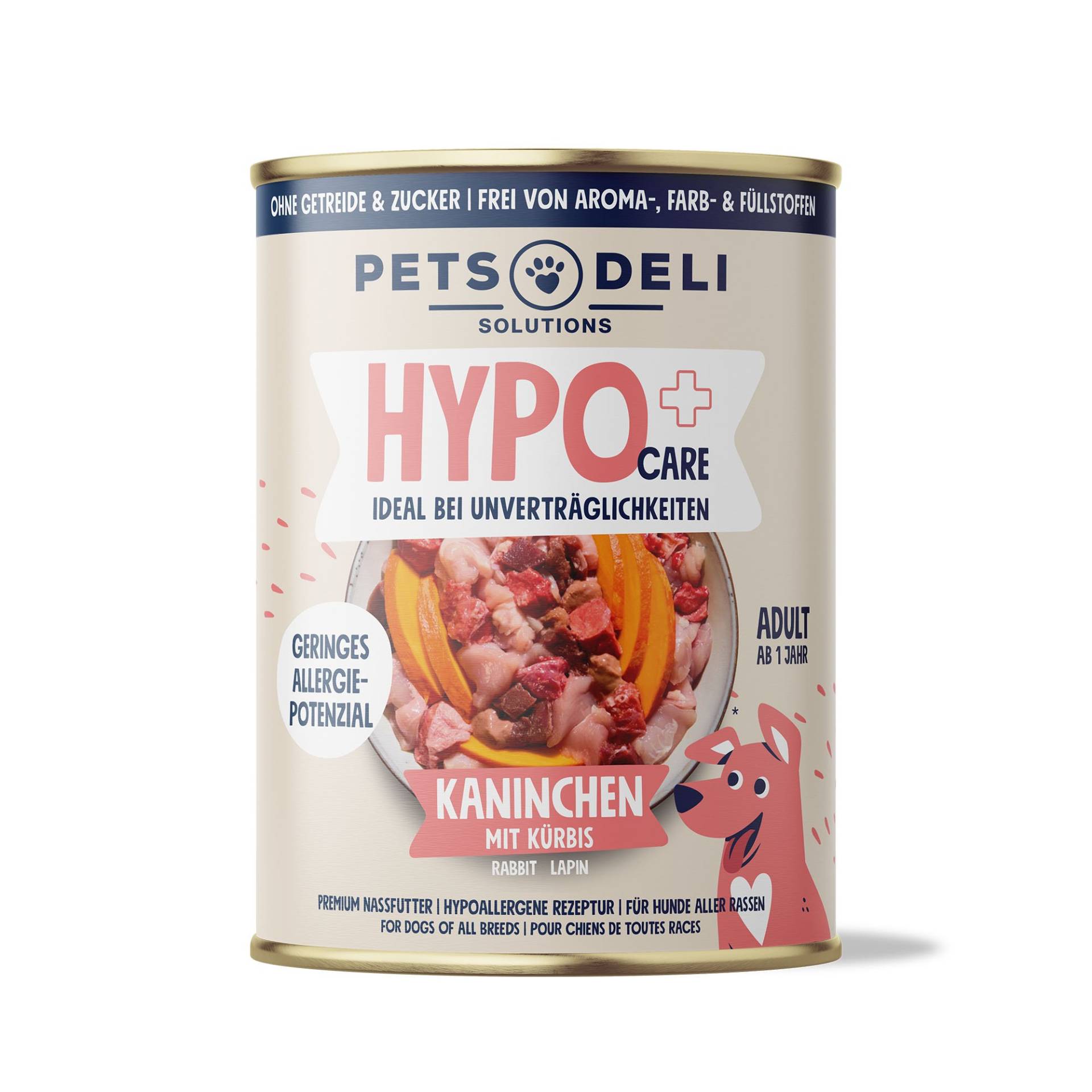 Hundefutter Sensitive nass - Känguru - Hypoallergen - Kürbis, Quinoa, Kamille - Adult - getreidefrei, zuckerfrei - 800g von Pets Deli Hundefutter Sensitive nass - Känguru - Hypoallergen - Kürbis, Quinoa, Kamille - Adult - getreidefrei, zuckerfrei - 800g von Pets Deli von Pets Deli