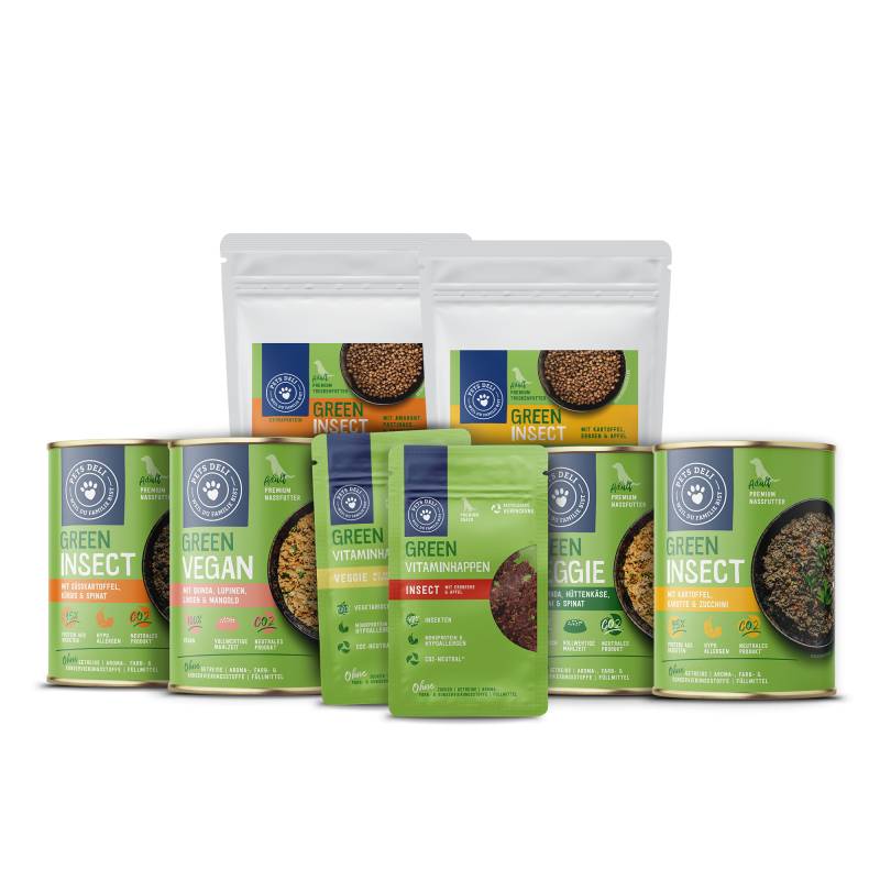 Hundefutter Kennenlernbox Green - 1830g ✓ getreidefrei & zuckerfrei ✓ Adult von Pets Deli von Pets Deli