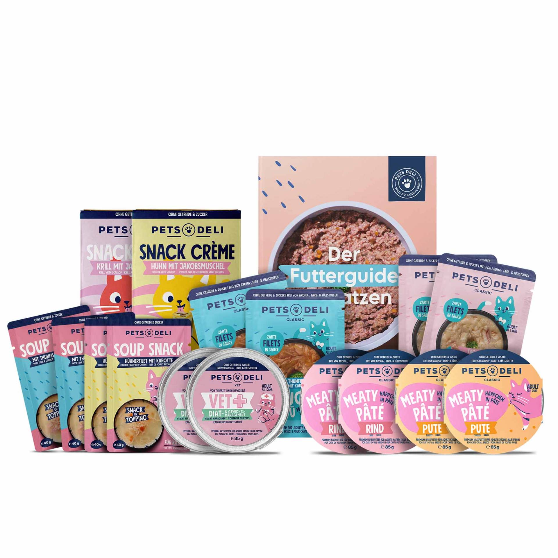 Kennenlernbox Light für Katzen - 1130g Kennenlernbox Light für Katzen - 1130g von Pets Deli