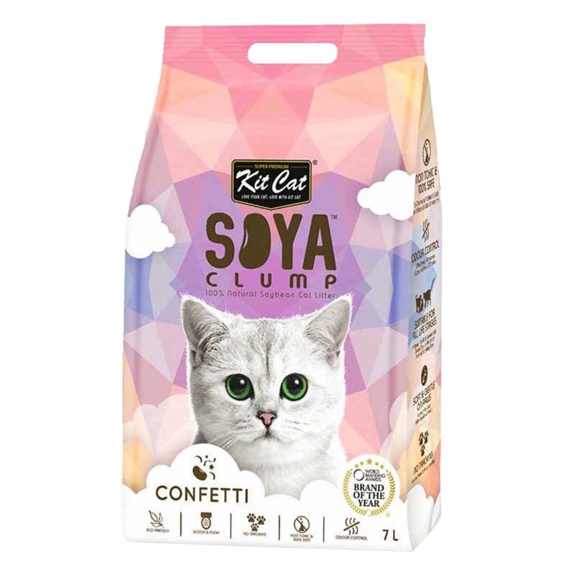 Kit Cat SOYACLUMP Eco Katzenstreu - Confetti Kit Cat SOYACLUMP Eco Katzenstreu - Confetti von Pets Deli