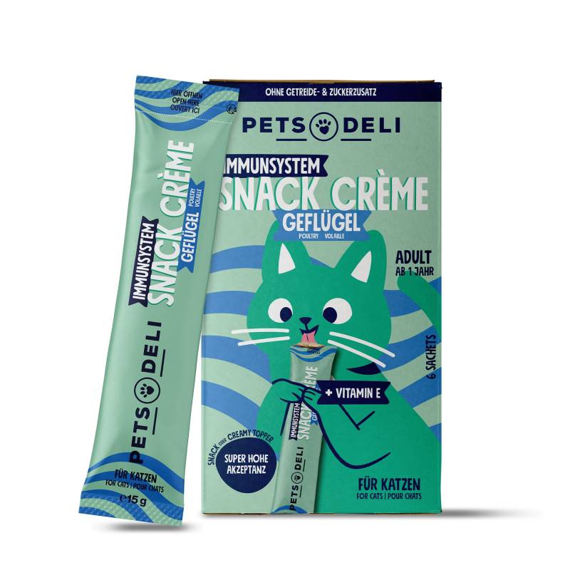 Leckerli Krill für Katzen - 6x15g / 8er Pack ✓ getreidefrei & zuckerfrei ✓ Adult von Pets Deli von Pets Deli