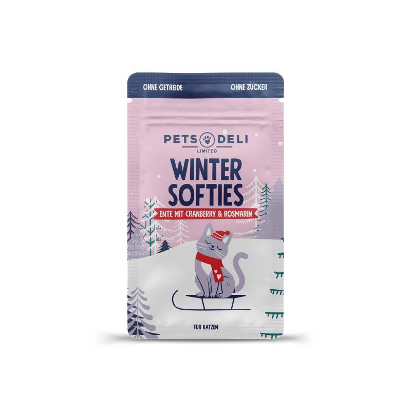 "Limited" Enten Softies mit Cranberry für Katzen - 90g von Pets Deli