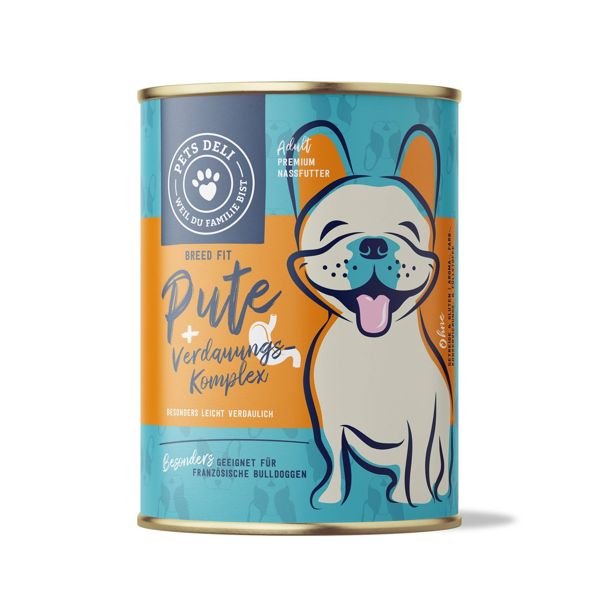Nassfutter Breed Fit Pute mit Quinoa, Apfel und Hüttenkäse für Hunde - 400g / Einzeldose Nassfutter Breed Fit Pute mit Quinoa, Apfel und Hüttenkäse für Hunde - 400g / Einzeldose von Pets Deli