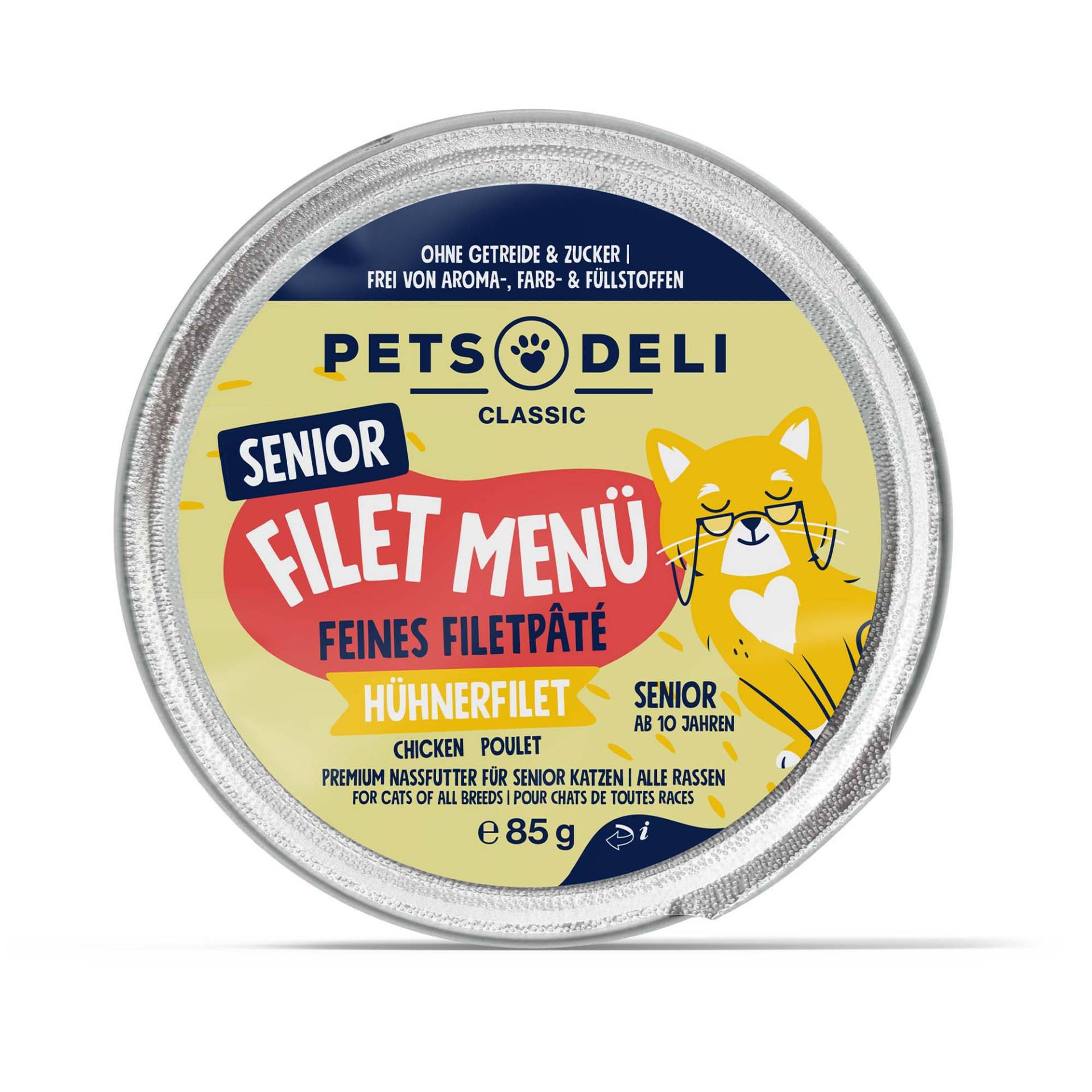 Nassfutter Hühnerfilet für Katzen - 85g ✓ getreidefrei & zuckerfrei ✓ Adult von Pets Deli Nassfutter Hühnerfilet für Katzen - 85g ✓ getreidefrei & zuckerfrei ✓ Adult von Pets Deli von Pets Deli