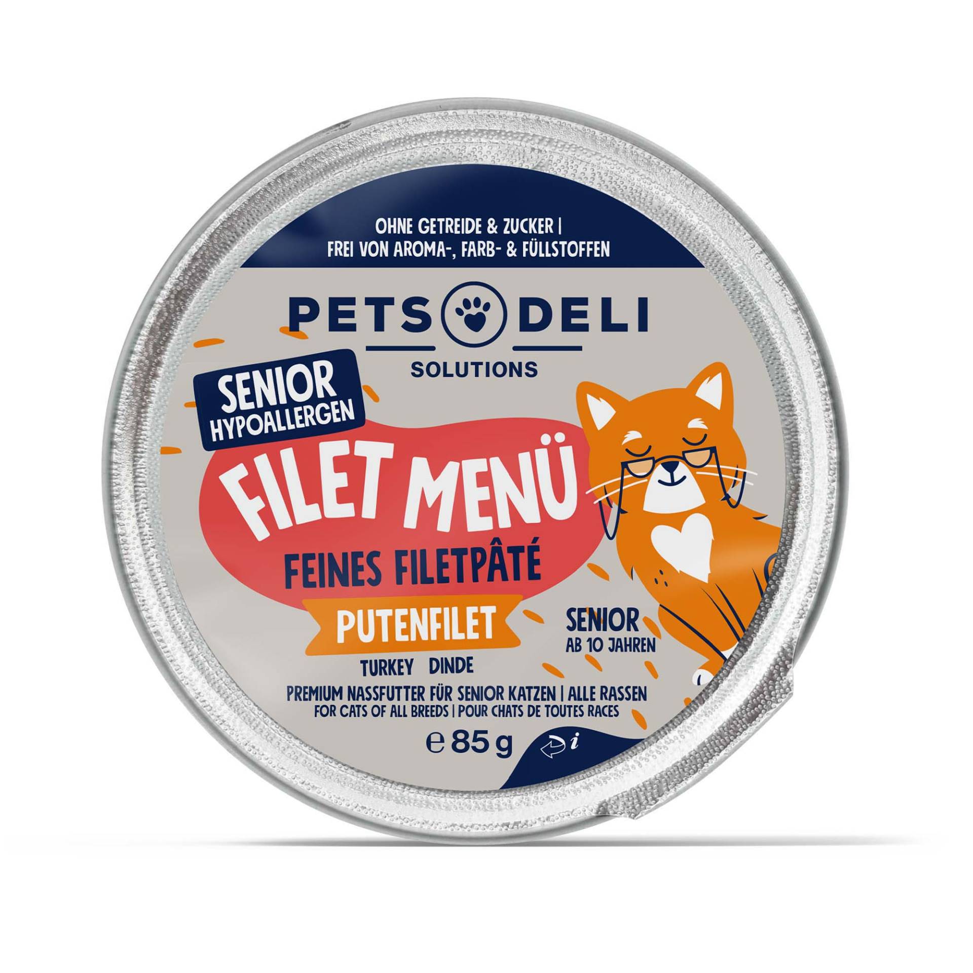 Nassfutter Hühnerfilet für Katzen - 85g ✓ getreidefrei & zuckerfrei ✓ Adult von Pets Deli Nassfutter Hühnerfilet für Katzen - 85g ✓ getreidefrei & zuckerfrei ✓ Adult von Pets Deli von Pets Deli