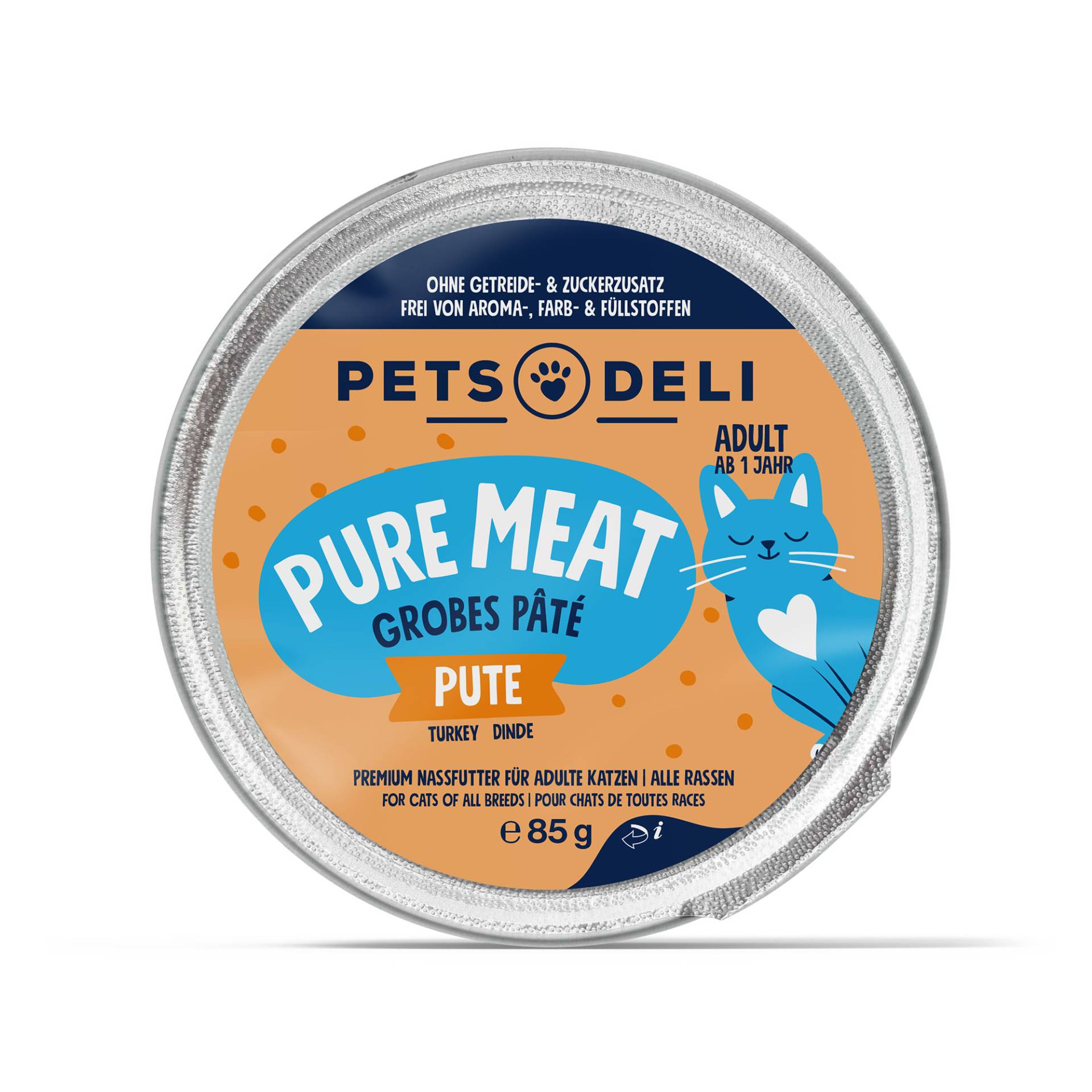Nassfutter Huhn für Katzen - 200g / 6er Pack ✓ getreidefrei & zuckerfrei ✓ Adult von Pets Deli Nassfutter Huhn für Katzen - 200g / 6er Pack ✓ getreidefrei & zuckerfrei ✓ Adult von Pets Deli von Pets Deli