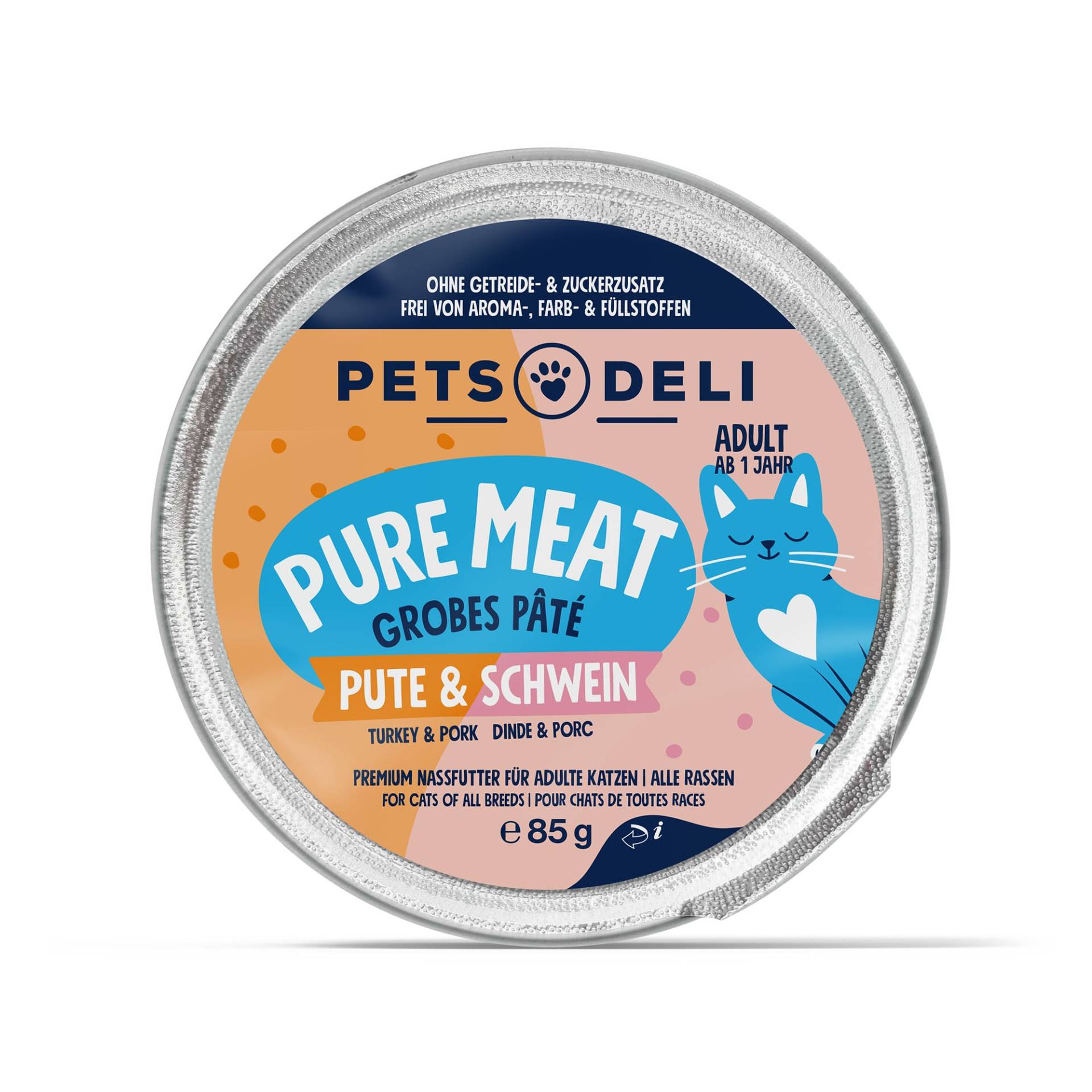 Nassfutter Huhn für Katzen - 200g / 6er Pack ✓ getreidefrei & zuckerfrei ✓ Adult von Pets Deli Nassfutter Huhn für Katzen - 200g / 6er Pack ✓ getreidefrei & zuckerfrei ✓ Adult von Pets Deli von Pets Deli