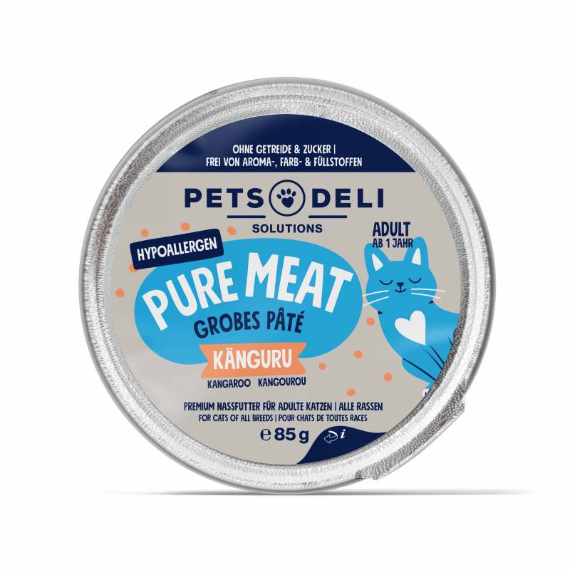 Nassfutter Huhn für Katzen - 85g / 12er Pack ✓ getreidefrei & zuckerfrei ✓ Adult von Pets Deli von Pets Deli