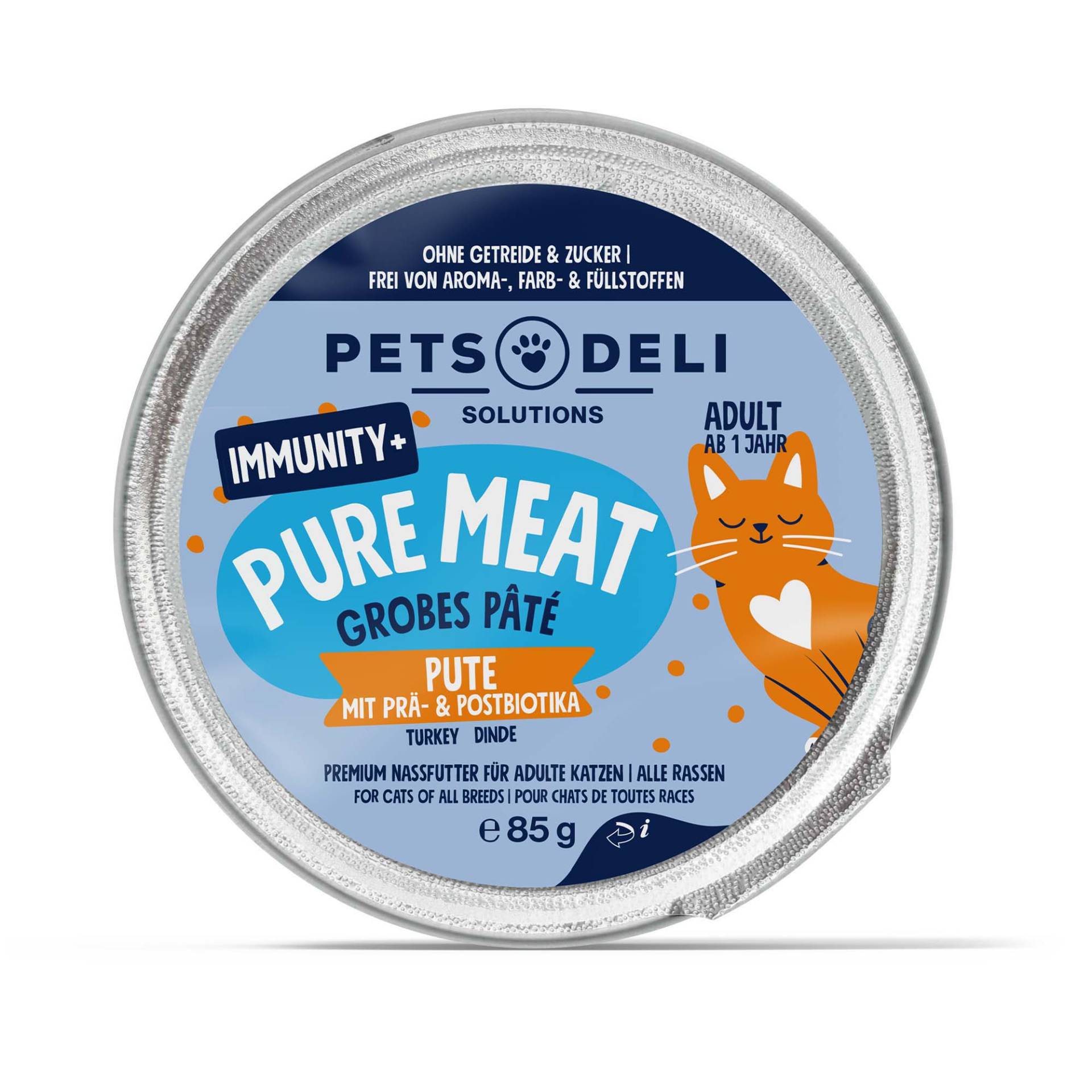 Nassfutter Huhn für Katzen - 85g ✓ getreidefrei & zuckerfrei ✓ Adult von Pets Deli Nassfutter Huhn für Katzen - 85g ✓ getreidefrei & zuckerfrei ✓ Adult von Pets Deli von Pets Deli