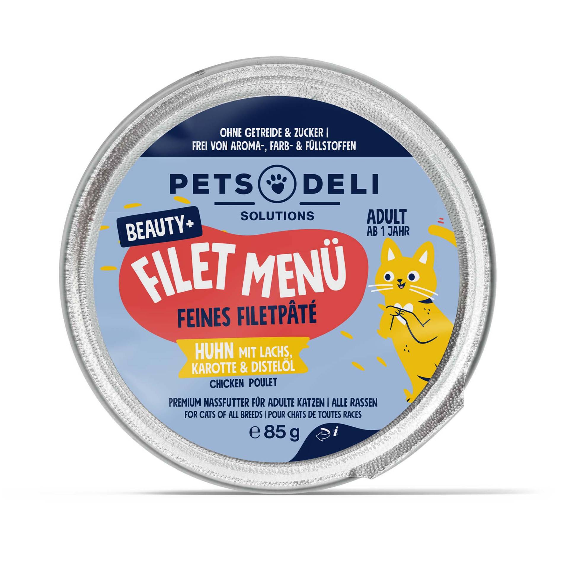 Nassfutter Huhn für Katzen - 85g ✓ getreidefrei & zuckerfrei ✓ Adult von Pets Deli Nassfutter Huhn für Katzen - 85g ✓ getreidefrei & zuckerfrei ✓ Adult von Pets Deli von Pets Deli