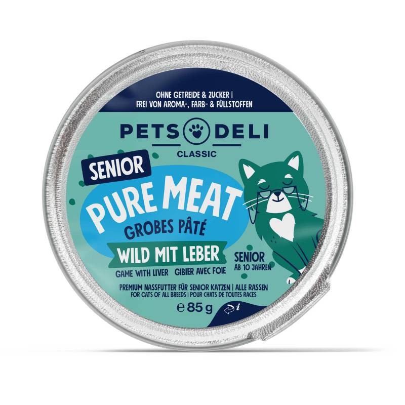 Nassfutter Rind für Katzen - 85g ✓ getreidefrei & zuckerfrei ✓ Kitten von Pets Deli von Pets Deli