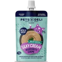 Pets Deli Nassfutter Katze, Adult, Silky Cream, Ente mit Wachtelei 12x70 g Pets Deli Nassfutter Katze, Adult, Silky Cream, Ente mit Wachtelei 12x70 g von Pets Deli