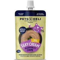 Pets Deli Nassfutter Katze, Adult, Silky Cream, Huhn 12x70 g von Pets Deli