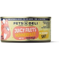 Pets Deli Nassfutter Katze Adult Juicy Filets Huhn mit Lammleber und Karotte 12x70 g Pets Deli Nassfutter Katze Adult Juicy Filets Huhn mit Lammleber und Karotte 12x70 g von Pets Deli