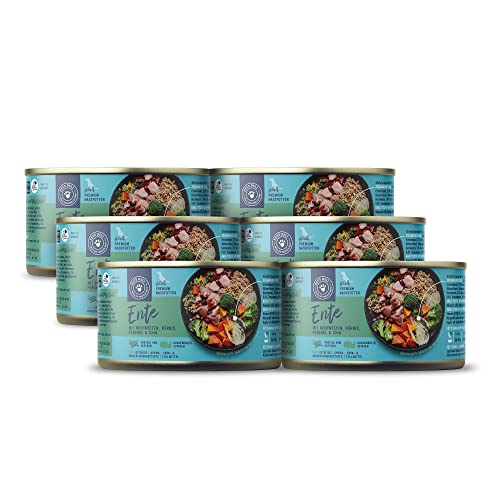 Pets Deli Nassfutter für Hunde mit Ente, Kürbis, Brokkoli, Chia und Fenchel ohne Zucker und Gluten 6 x 200g Pets Deli Nassfutter für Hunde mit Ente, Kürbis, Brokkoli, Chia und Fenchel ohne Zucker und Gluten 6 x 200g von Pets Deli