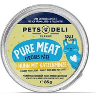 Pets Deli Pure Meat Nassfutter Katze, Adult, Huhn mit Katzenminze 12x85 g Pets Deli Pure Meat Nassfutter Katze, Adult, Huhn mit Katzenminze 12x85 g von Pets Deli